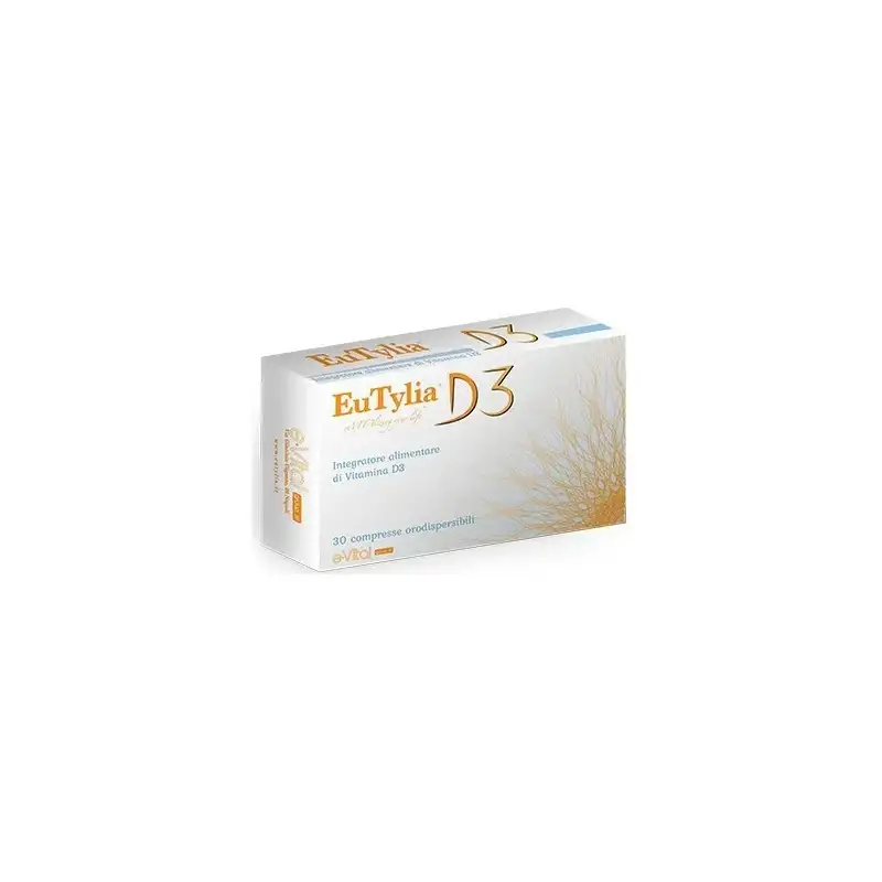 Eutylia d3 30 compresse orodispersibili - integratore per le ossa