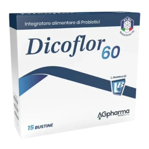 DICOFLOR 60 Integratore alimentare di probiotici 15 Bustine