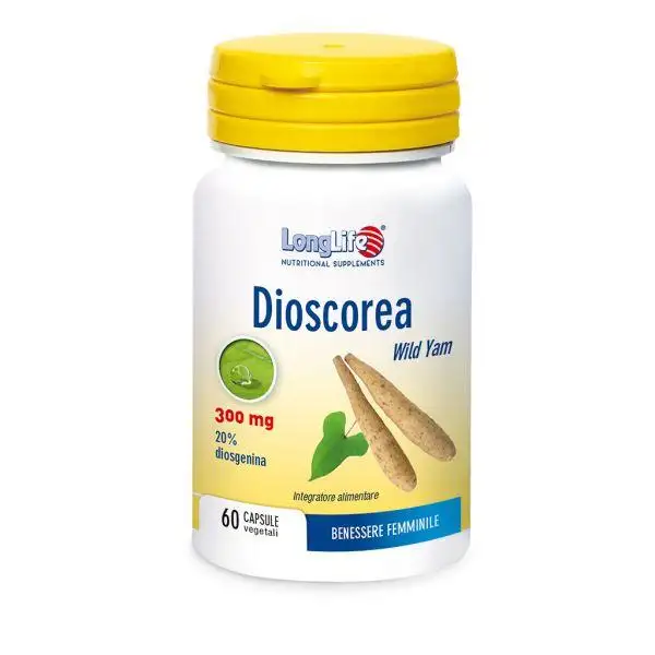 Longlife dioscorea 300mg integratore alimentare 60 capsule