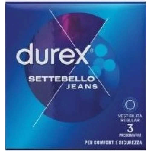 DUREX SETTEBELLO JEANS 3 PRESERVATIVI