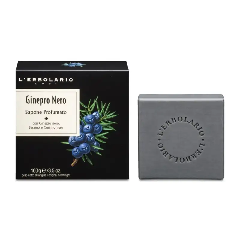 L erbolario Ginepro nero - sapone solido 100 gr