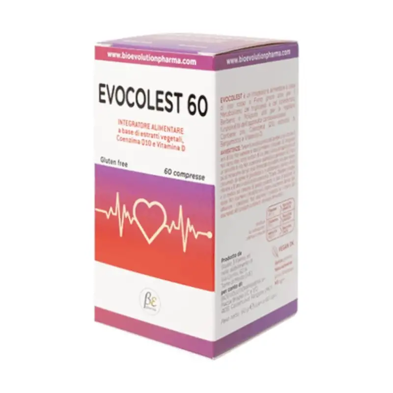 Evocolest 60 - integratore per colesterolo e trigliceridi 60 compresse