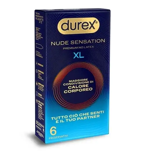 Durex Preservativi Nude Sensation Xl 6 Pezzi