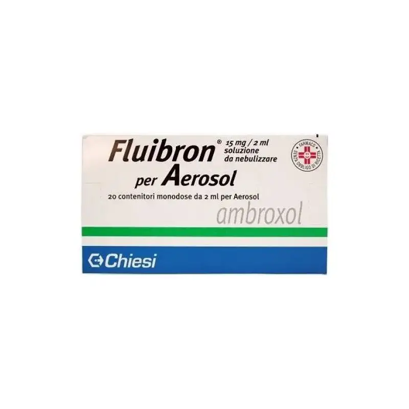 Fluibron aerosol 15 mg/2 ml - per affezioni respiratorie 20 flaconcini