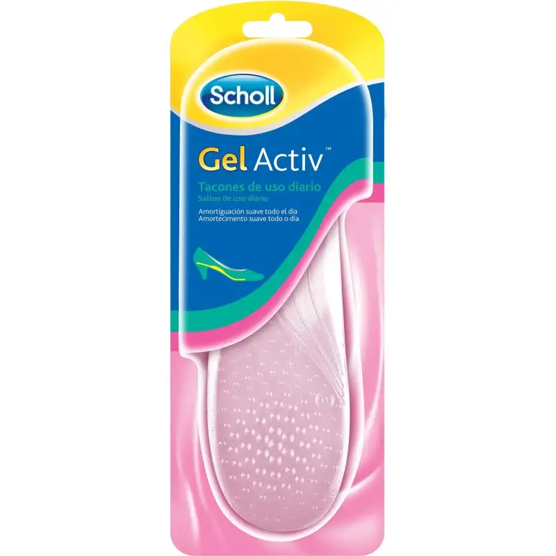 Scholl gel activ - solette per tacchi medi - 1 paio