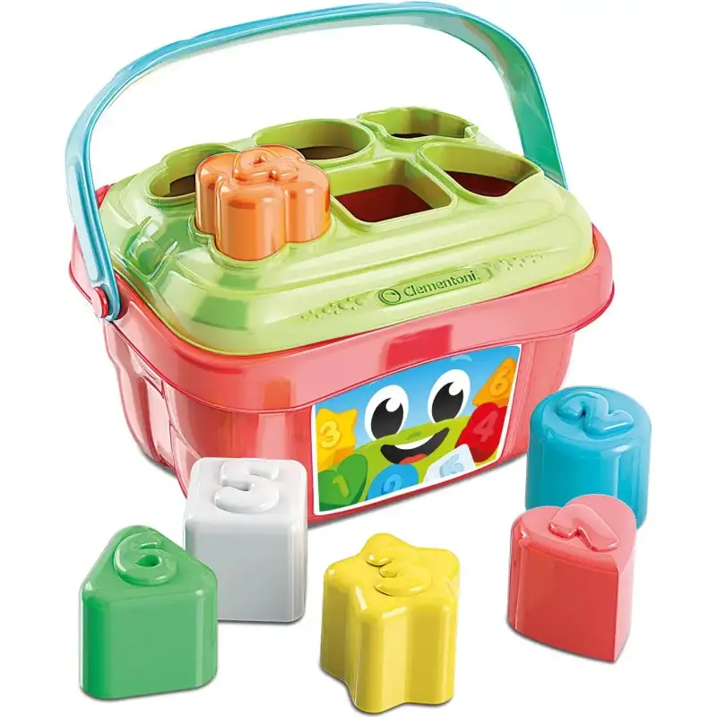 Clementoni Giocattolo secchiello forme e colori 9-36m