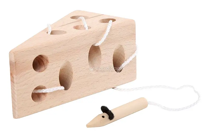 Gioco da Infilare Formaggio e Topo