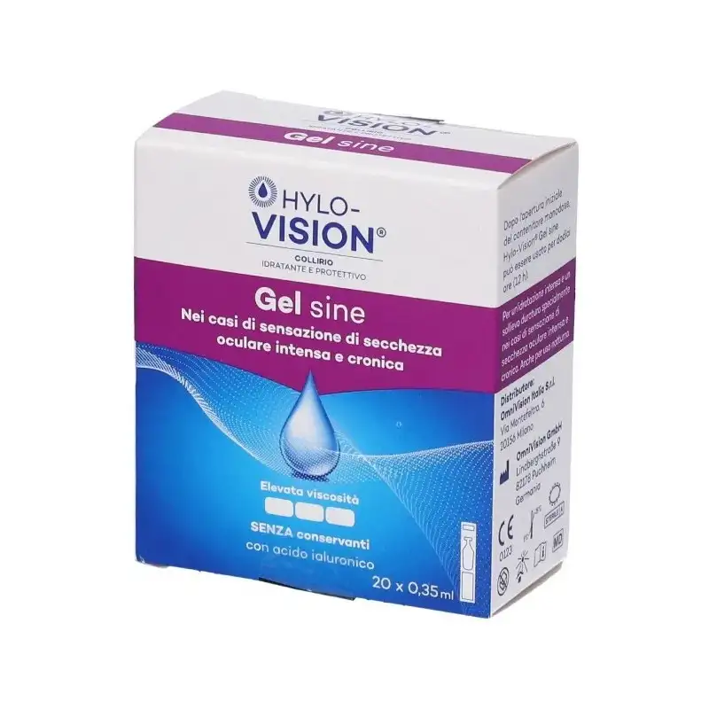 Hylo-vision gel sine - collirio idratante 20 flaconcini