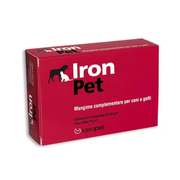 Iron Pet Carenza Ferro Cani Gatti 30 Compresse 24 g