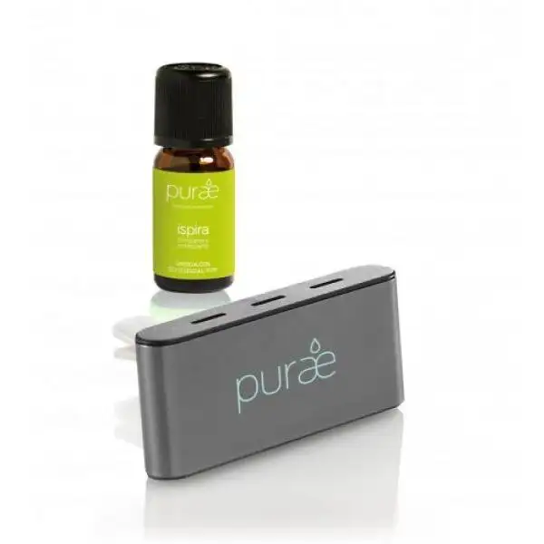 Purae Diffusore Auto Grigio Con Sinergia Ispira