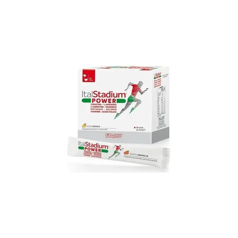 Falqui italstadium power 20 stick - integratore per lo sport