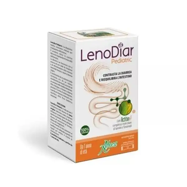 Aboca LenoDiar Pediatric Integratore Contro Diarrea Bambini 12 Bustine