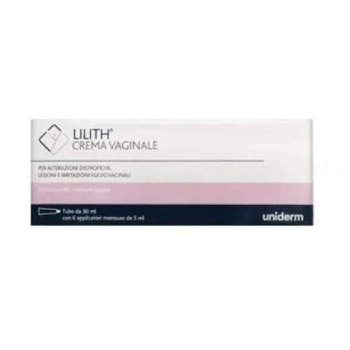 Lilith Crema Vaginale Tubo da 30 ml con 6 Applicatori Monouso da 5 ml