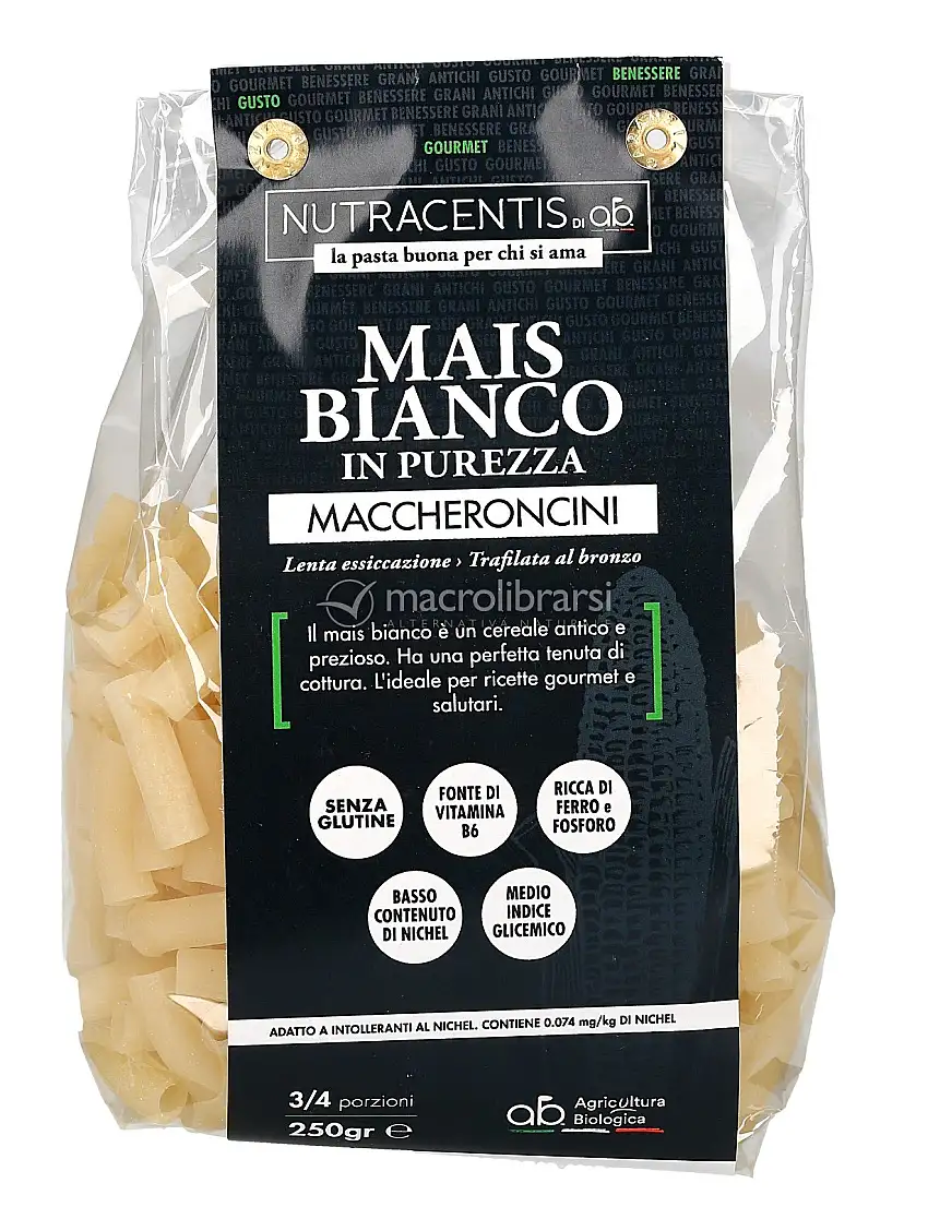 Maccheroncini di Mais Bianco Bio