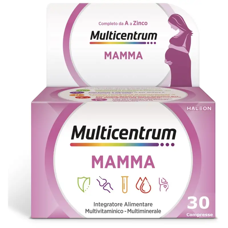 Multicentrum mamma 30 compresse - integratore per la gravidanza