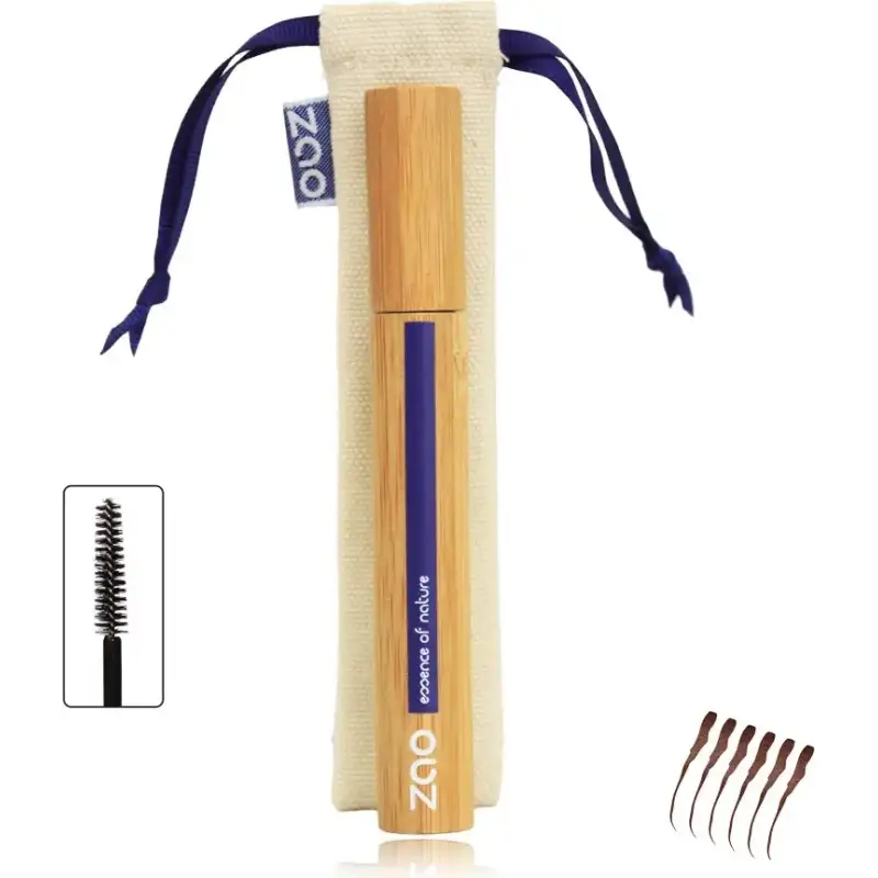 Zao make up Mascara volumizzante n. 081 marrone scuro