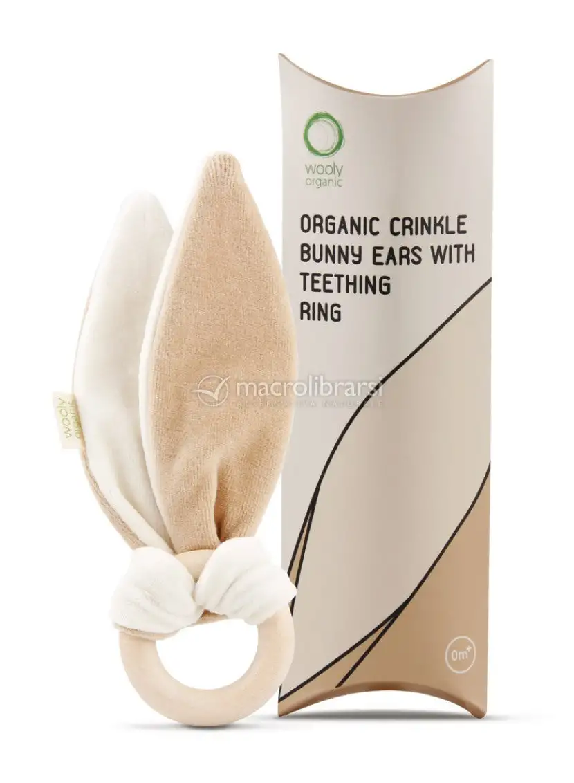 Massaggiagengive con Orecchie di Coniglio in Cotone Organico