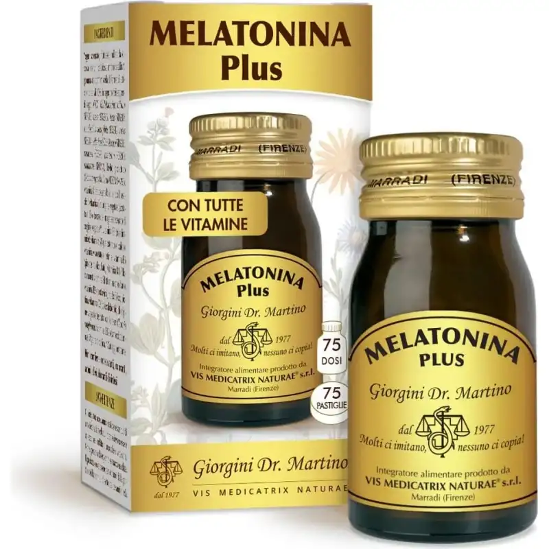 Melatonina plus 75 pastiglie - integratore per il sonno