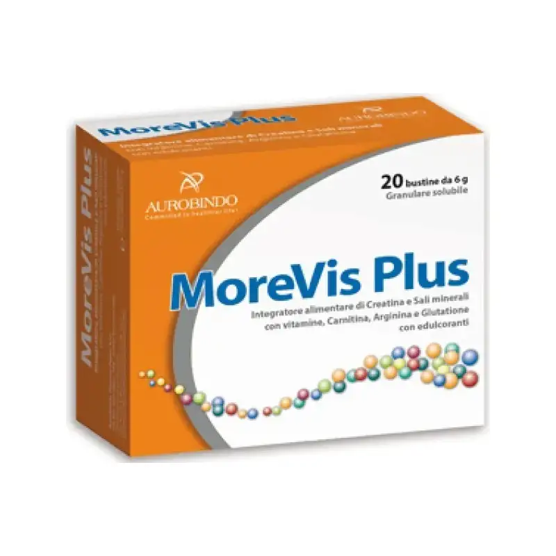 Morevis plus 20 bustine - integratore di vitamine e minerali