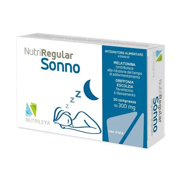 Nutrileya Nutriregular Sonno Integratore Alimentare 30 Compresse