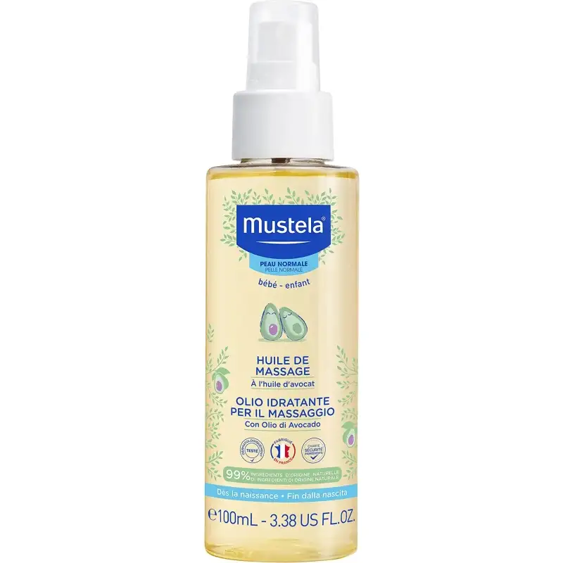Mustela olio idratante per il massaggio 100 ml