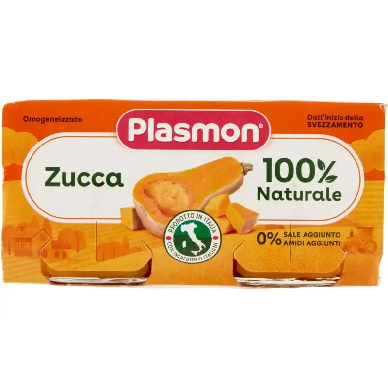 Plasmon omogenizzato zucca 2 vasetti da 80g