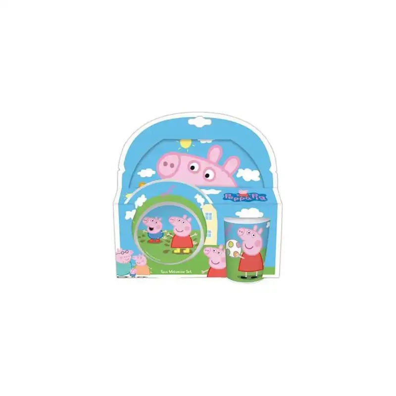 Bbs Peppa pig set per la pappa 3 pezzi