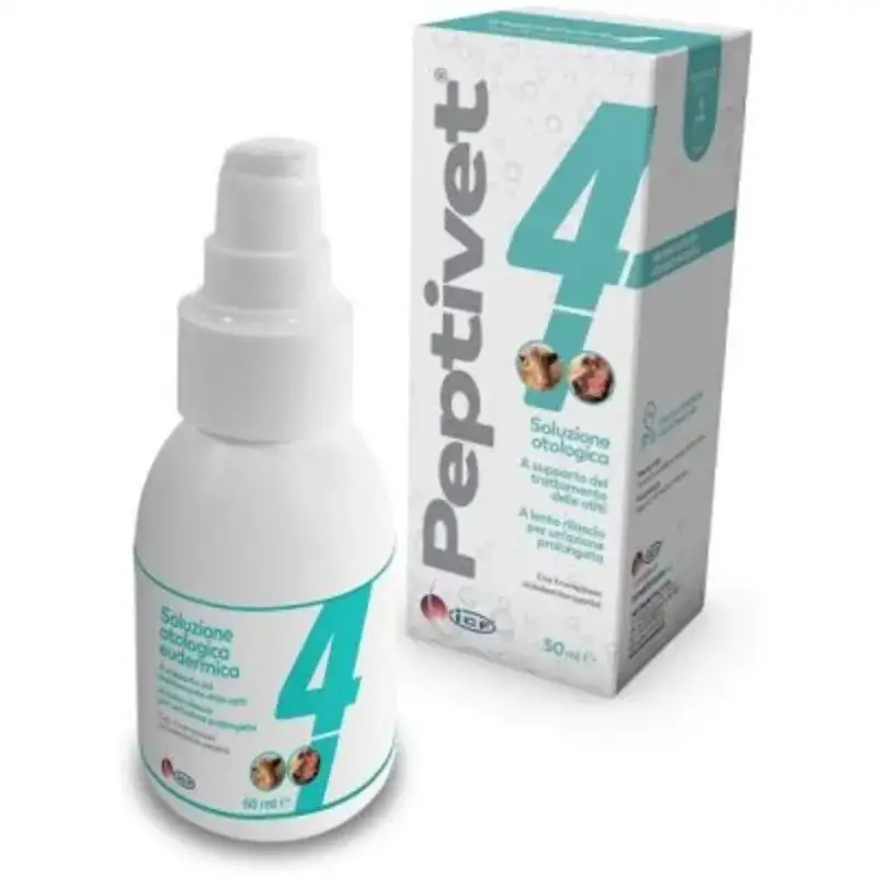 I.c.f. Peptivet 4 - soluzione otologica uso veterinario 50 ml