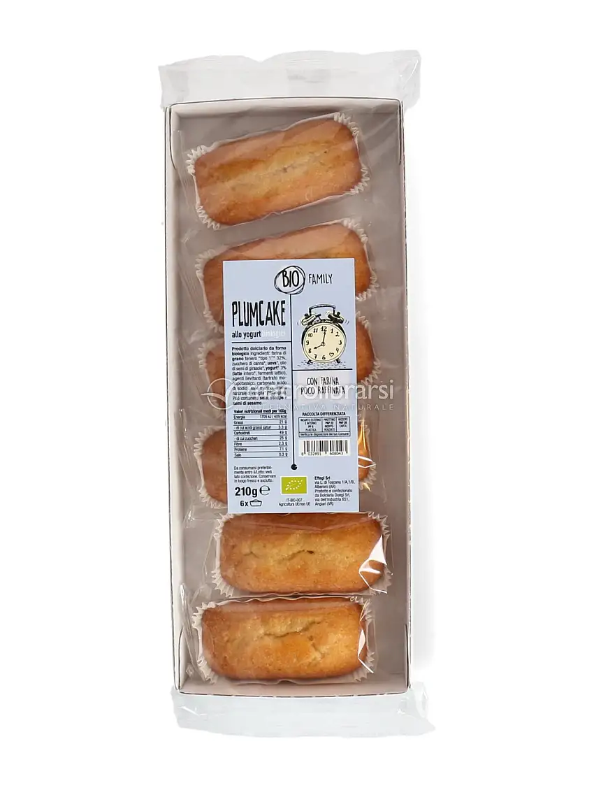Plumcake allo Yogurt Biologici