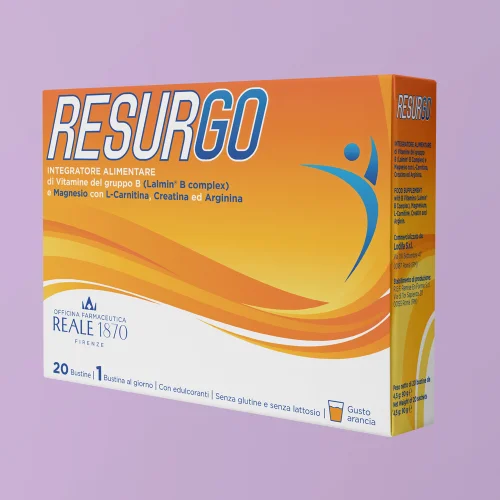 Reale 1870 Resurgo 20 Bustine - Integratore a base di Carnitina e Creatina contro la stanchezza