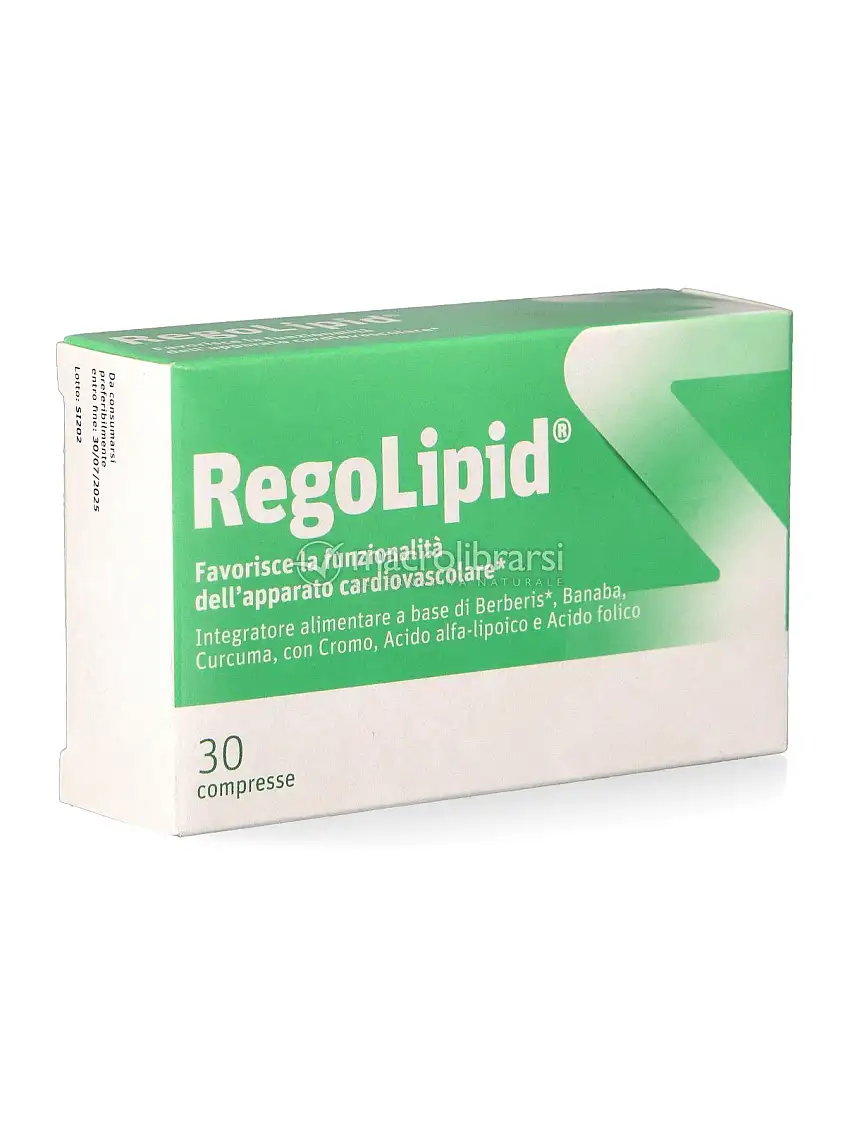 Regolipid - Integratore in Compresse a base di Barberis, Banaba e Curcuma