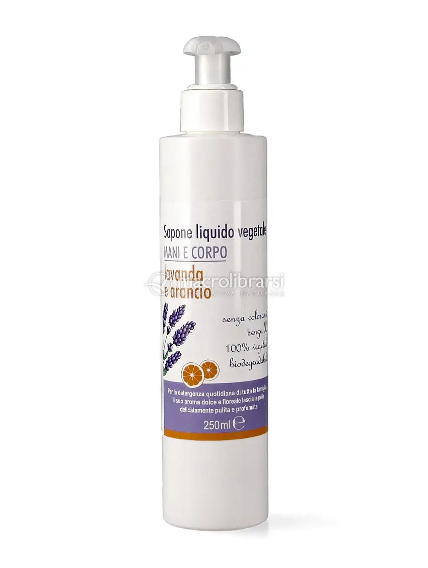 Sapone Liquido Vegetale - Lavanda e Arancio