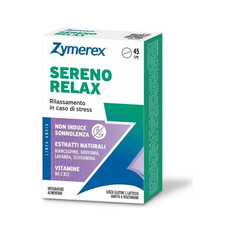 Zymerex sereno relax 45 compresse - integratore per il rilassamento