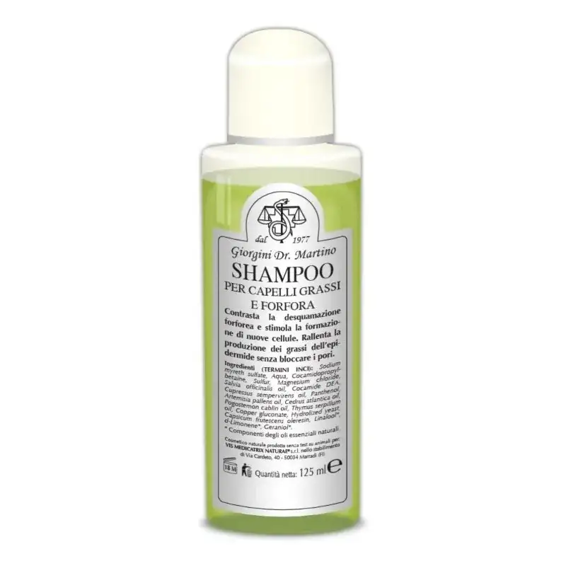 Dr. giorgini Shampoo per capelli grassi e forfora 125 ml