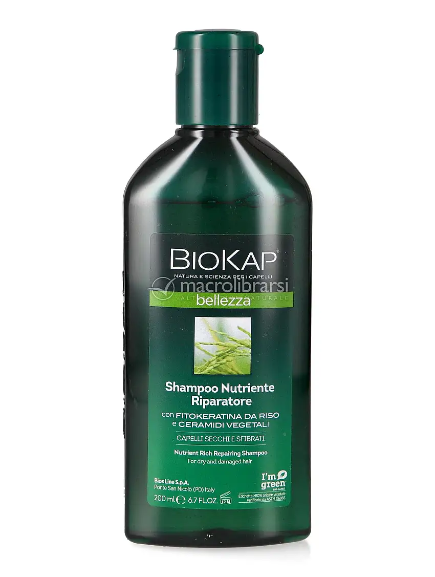 Shampoo Nutriente Riparatore - BioKap Bellezza