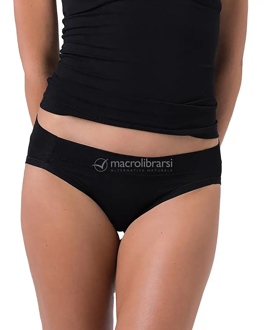 Slip Classico in Fibra di Faggio - Nero