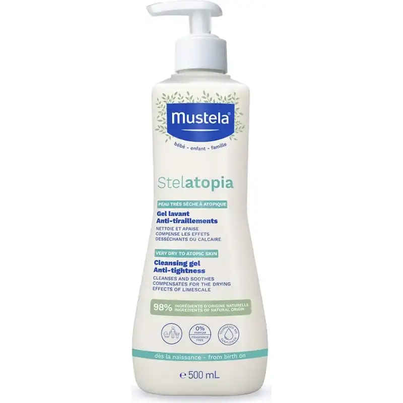 Mustela stelatopia - gel detergente 500 ml