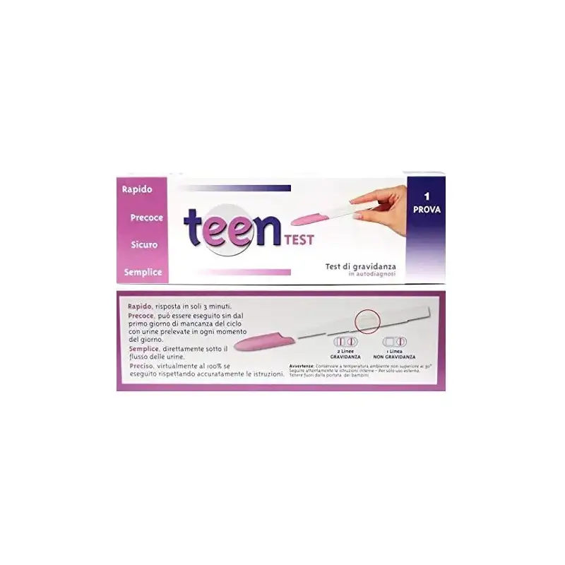 Teentest - test gravidanza singola prova