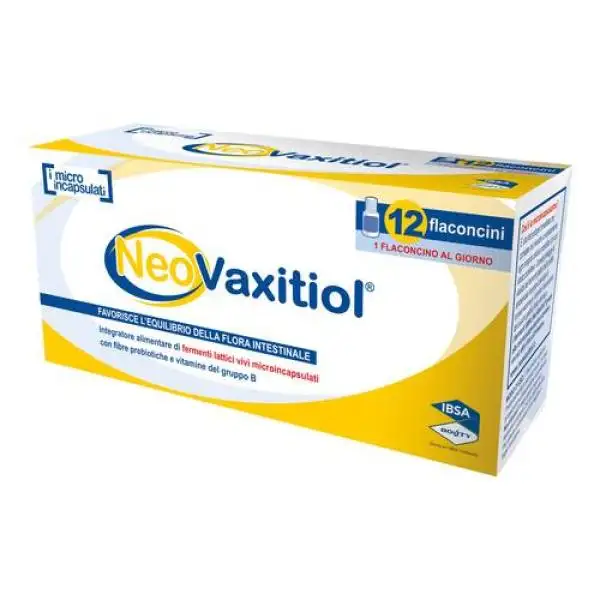 Neovaxitiol Integratore Alimentare Fermenti Lattici 12 Flaconcini