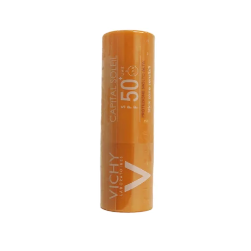 Vichy Capital Soleil Stick Zone Sensibili Corpo SPF50+ 9 ml