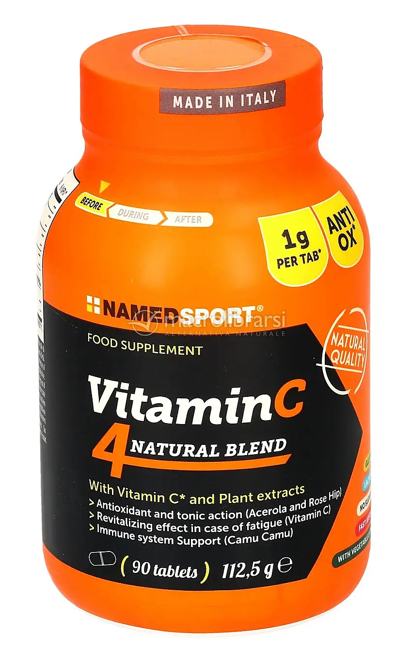 Vitamin C - 4 Natural Blend - Integratore in  Compresse