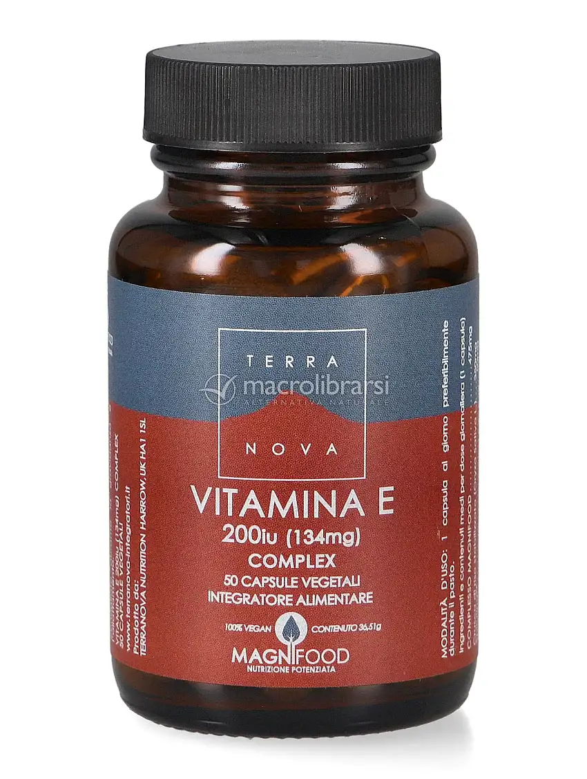 Vitamina E Complex - Integratore di Vitamina E, Spirulina, Olivello spinoso e Acai