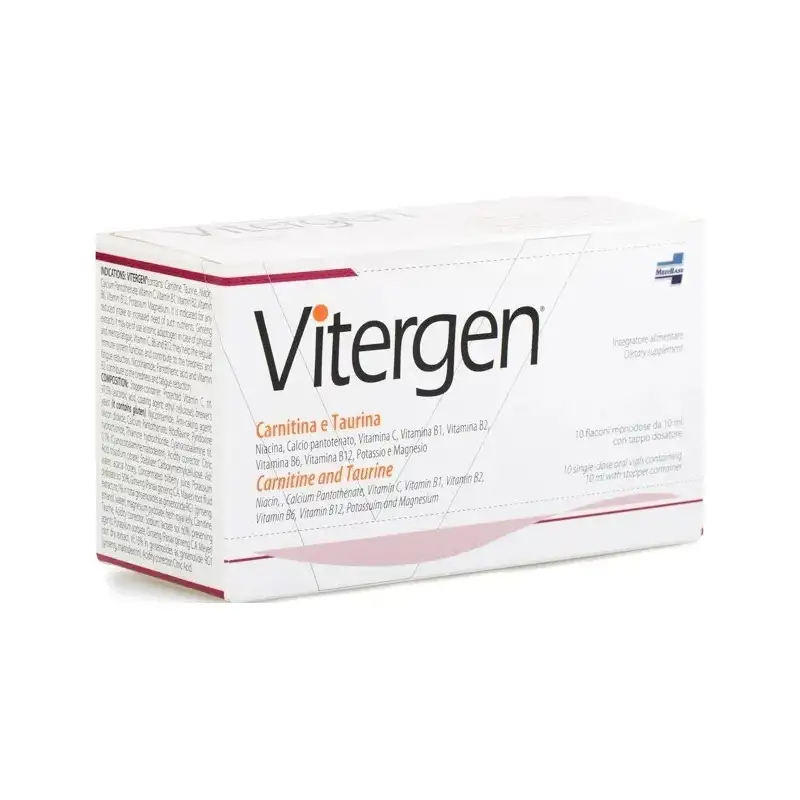 Vitergen 10 flaconcini - integratore energetico