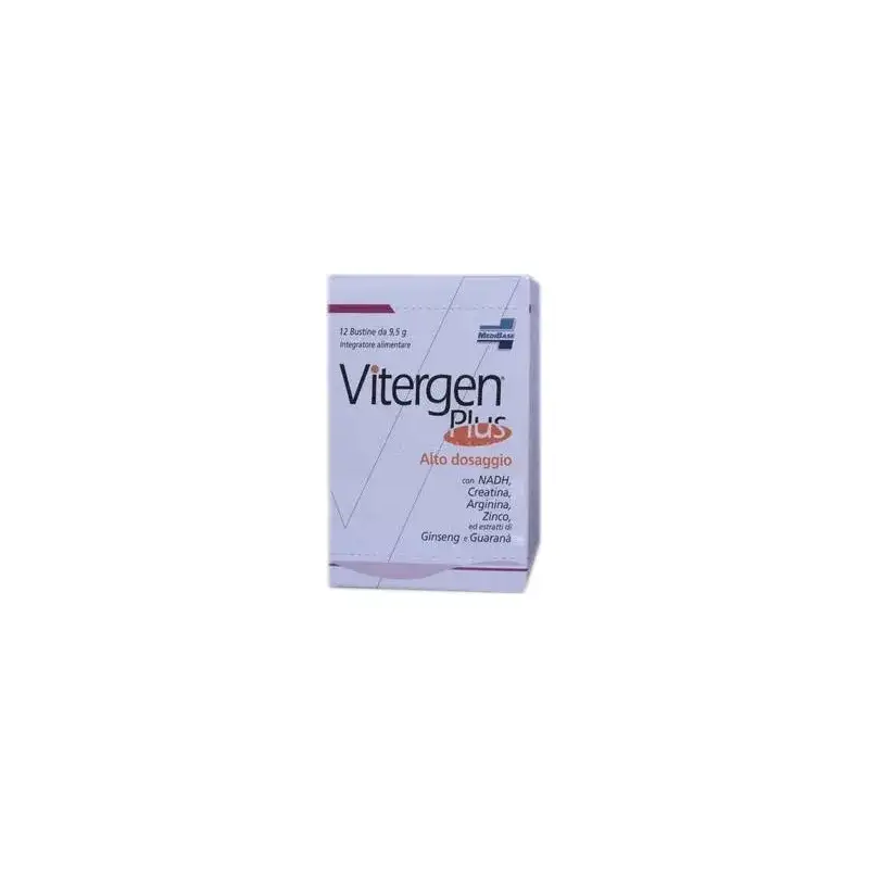 Vitergen plus 12 bustine - integratore per l'energia