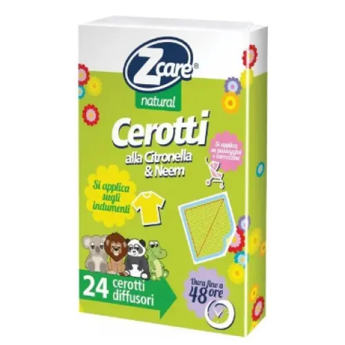 ZCARE NATURAL 24 CEROTTI ANTIZANZARE
