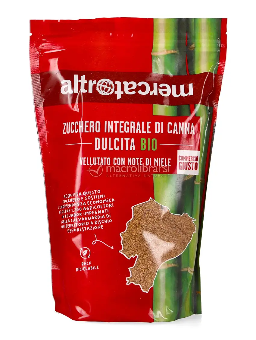 Zucchero Integrale di Canna Ecuador Dulcita Bio