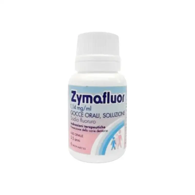 Zymafluor 1,14 mg/ml gocce orali per la prevenzione della carie dentaria 20 ml